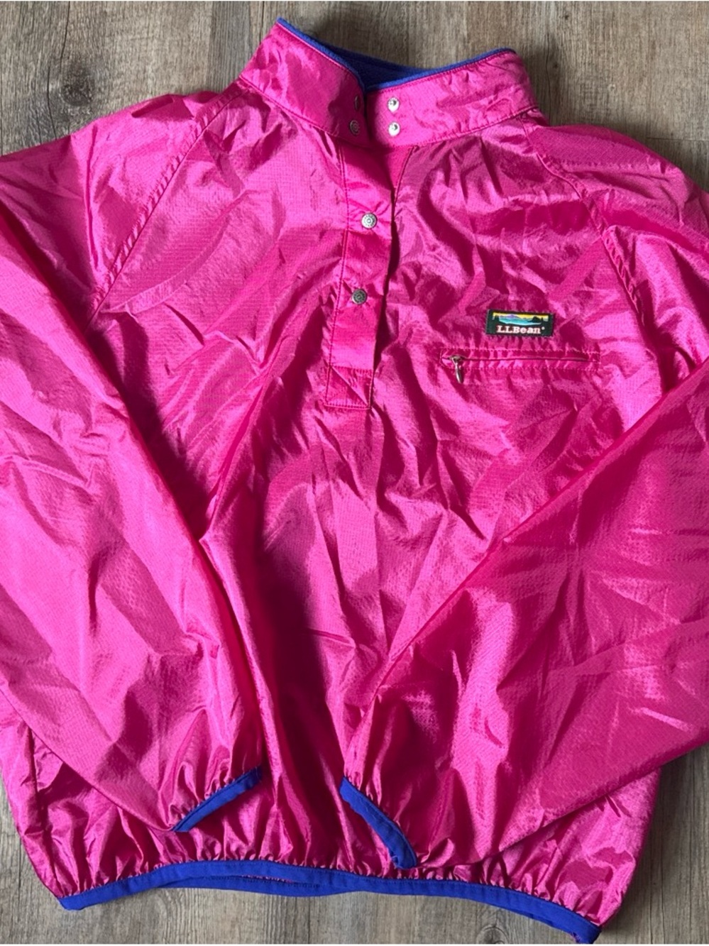 L.L. Bean vintage Pink Windbreaker Jacket